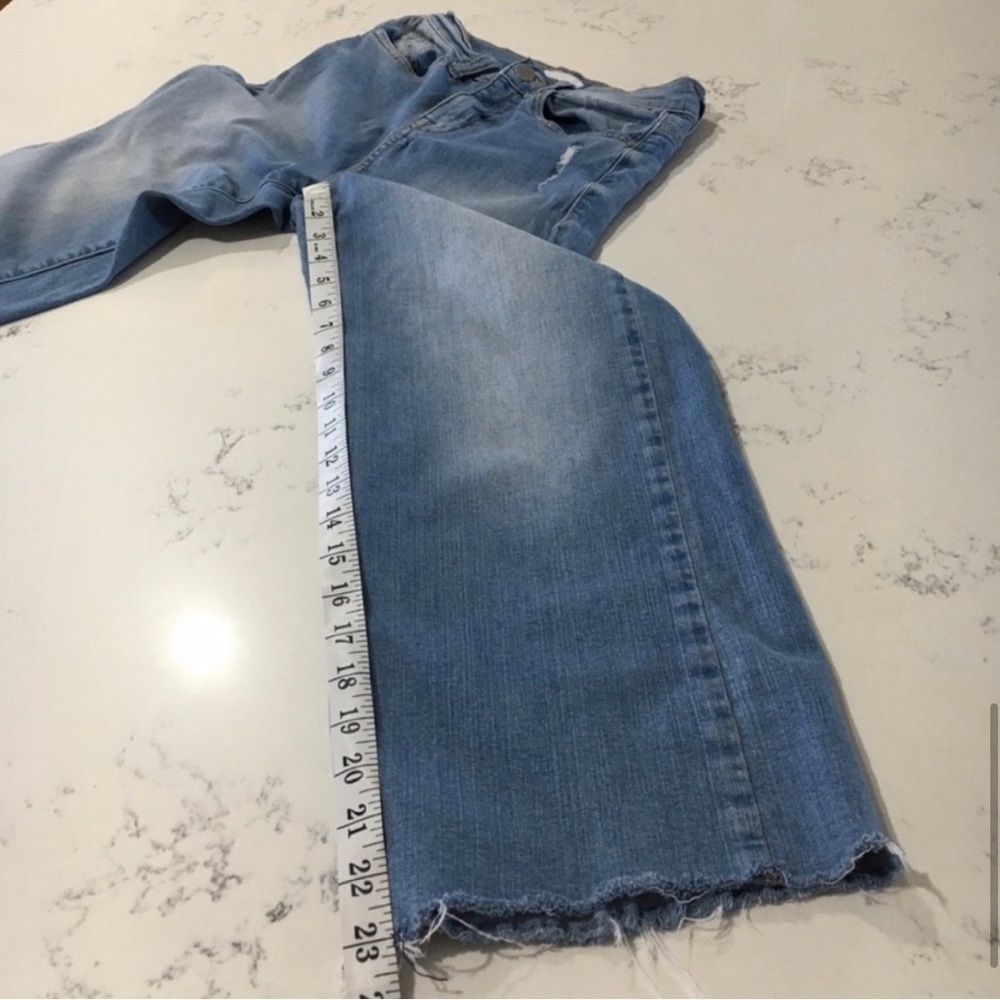 IVY + MAIN raw hem jeans high waist jeans blue S:1 - Picture 10 of 16